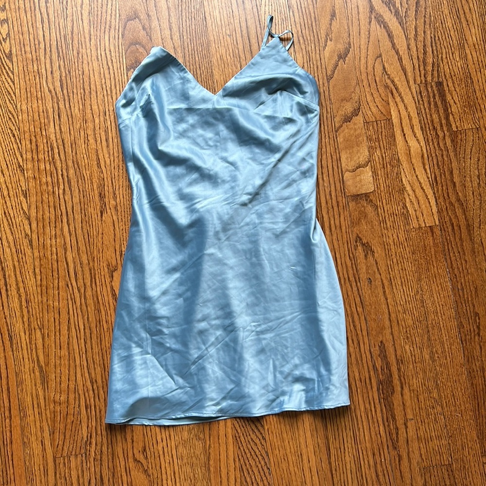Privacy Please satin slip dress